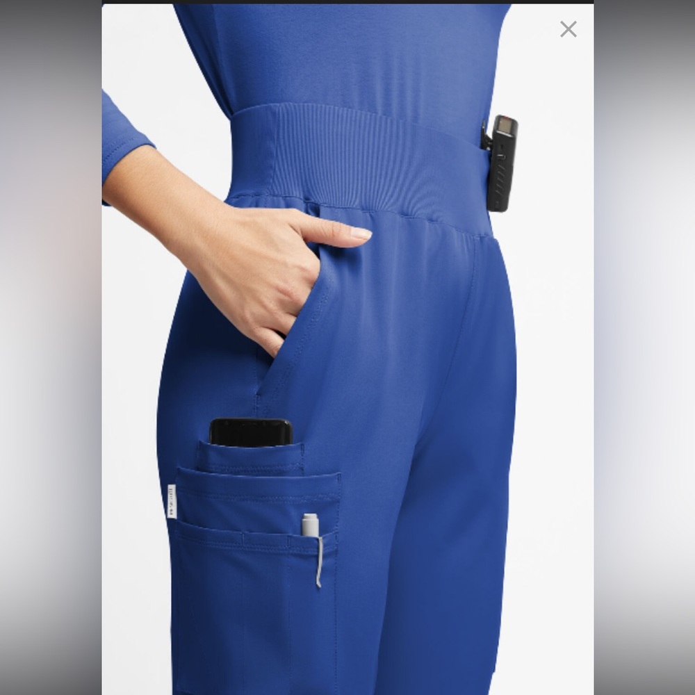 WhisperLite Scrub Pants in the color “Galaxy Blue”